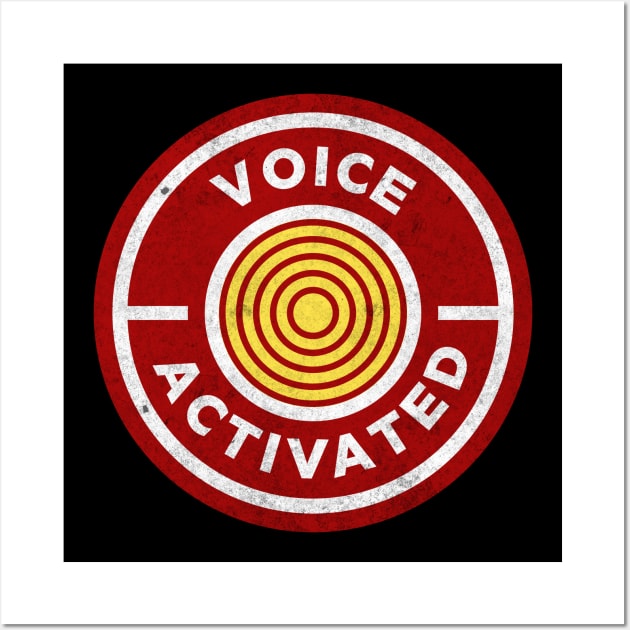 VOICE ACTIVATED - LABEL DESIGN Wall Art by Off the Page